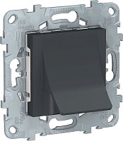 Вывод кабеля без рамки Schneider Electric Unica New антрацит